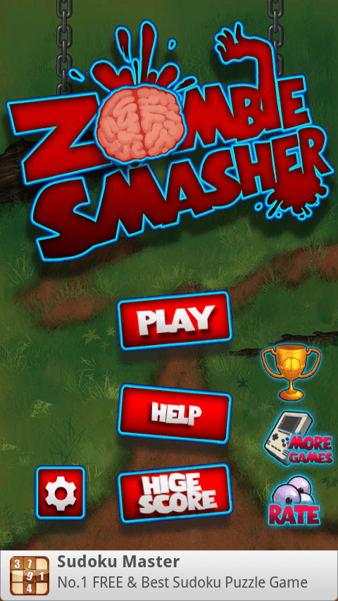 Скриншот #1 из игры Zombie Smasher